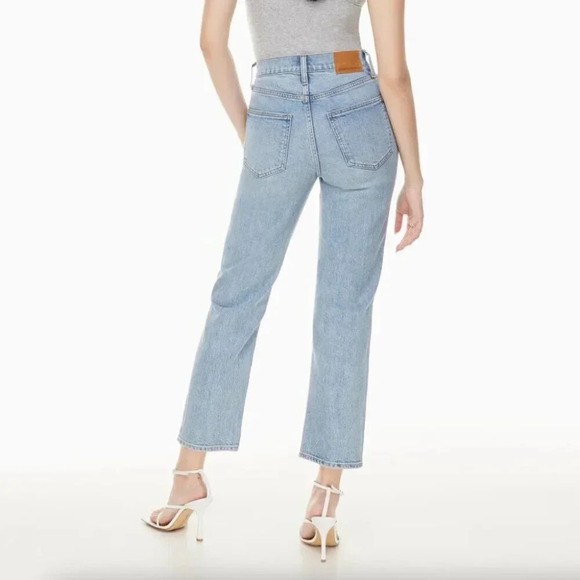 Aritzia Denim Forum The Arlo High Rise Straight Denim Jean Size 26, 28L - Picture 5 of 10